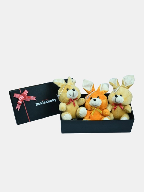 

DukieKooky Pack Of 3 Soft Bunny Gift Pack, Multi