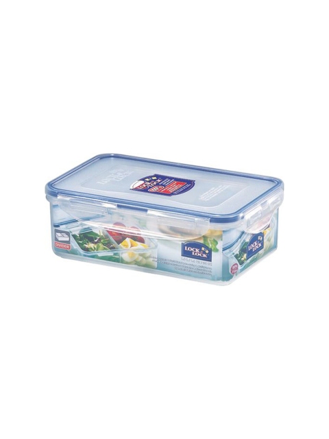 

Lock & Lock Transparent Plastic Airtight Food Storage Container With Leakproof Lid 1 L