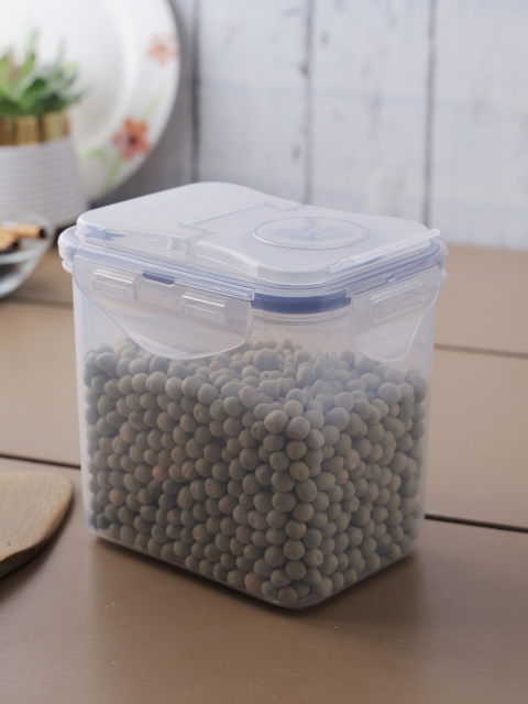 

Lock & Lock Transparent Plastic Airtight Food Storage Container With Leakproof Lid 850ml