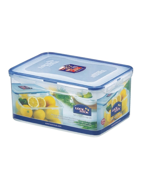 

Lock & Lock Transparent Plastic Airtight Food Storage Container With Leakproof Lid 3.6 L