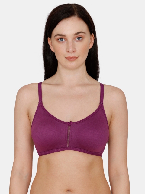 

Rosaline by Zivame Purple T-shirt Bra