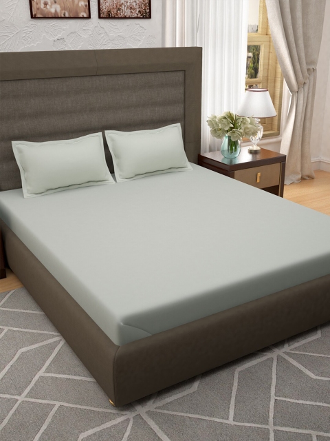 

Story@home Grey 400 TC Pure Cotton King Bedsheet with 2 Pillow Covers