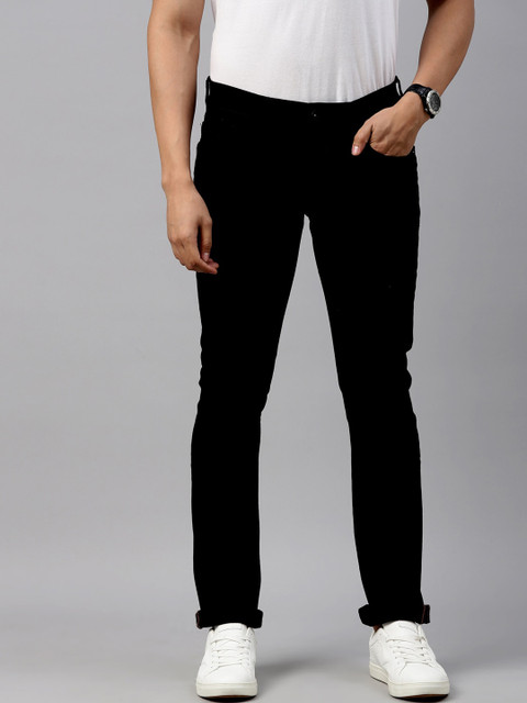 

American Bull Men Black Skinny Fit Jeans