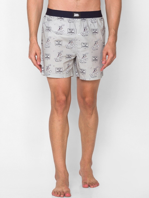 

Smugglerz Men Grey Tom & Jerry Boxer