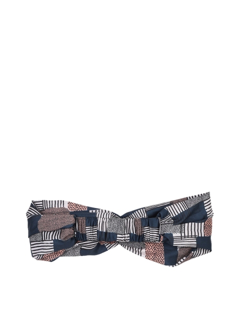 

Aditi Wasan Multicolor Printed Viscose Knot Design Headband, Multi