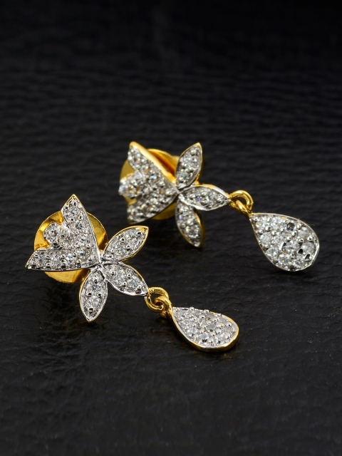 

Silgo Gold-Plated Floral Drop Earrings