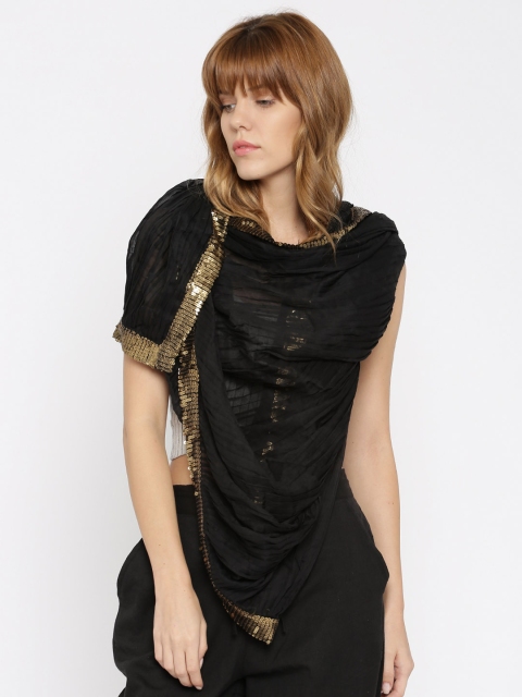 

Vero Moda Marquee by Karan Johar Black Sequinned Stole