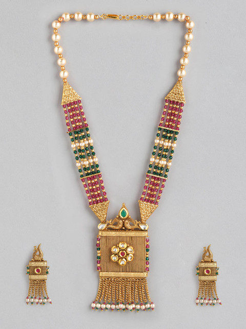 

KOLHA-BY CARLTON Gold Plated Jewellery Set