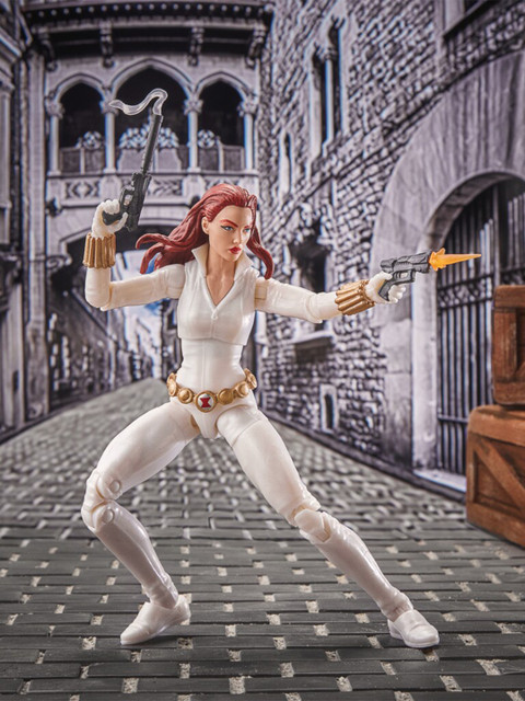 

Hasbro Boys Black Widow Deadly Origin Marvel Legends Figure, White