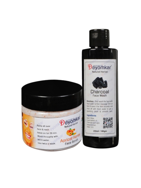 

Deyomkar Green Charcoal Face Wash & Apricot Scrub