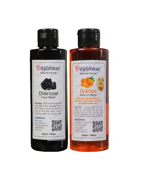 

Deyomkar Green Set of Face Wash & Orange Peel of Mask