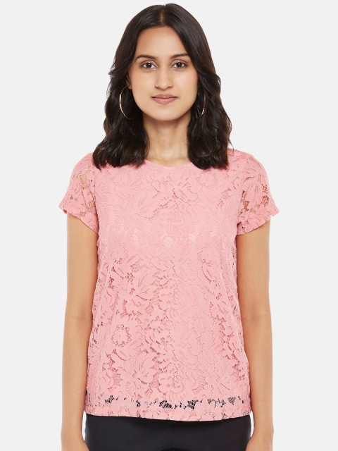 

Honey by Pantaloons Pink Regular Top