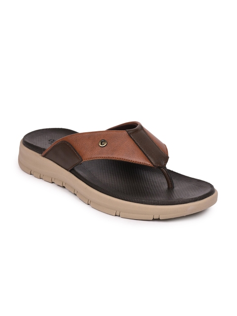 

Liberty Men Tan & Black PU Comfort Sandals