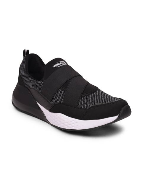 

Liberty Men Black Mesh Walking Non-Marking Shoes