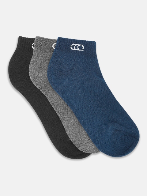 

Ajile by Pantaloons Men Pack of 3 Ankle-Length Socks, Black
