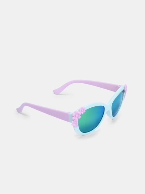

DukieKooky Girls Blue Lens & Pink Cateye Sunglasses with UV Protected Lens