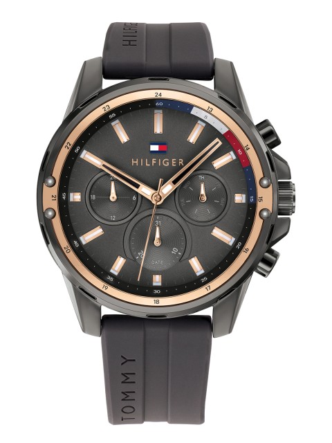 

Tommy Hilfiger Men Charcoal Grey Dial & Straps Mason Analogue Watch TH1791792W