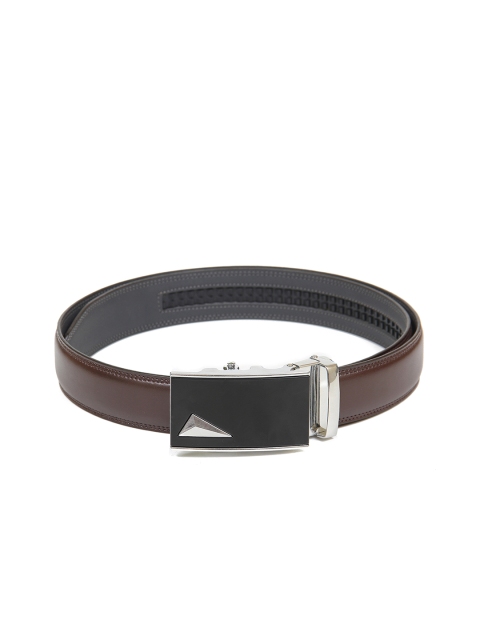 

Calvadoss Men Brown Textured No Holes Belt