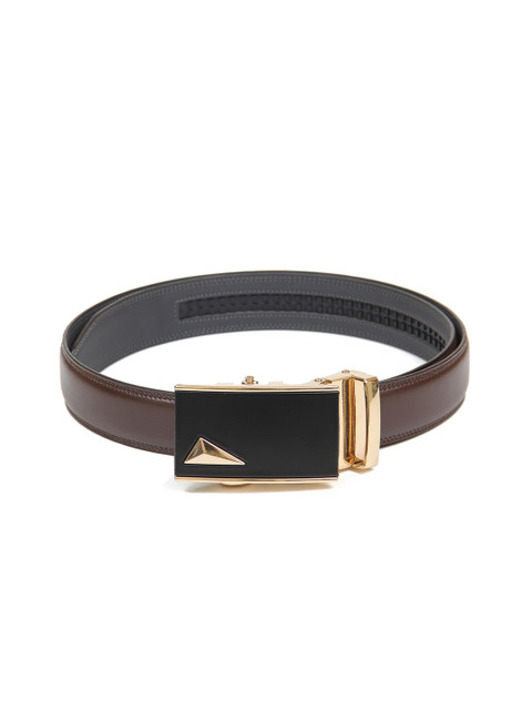 

Calvadoss Men Brown Textured PU Belt