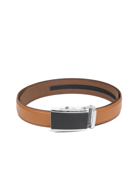 

Calvadoss Men Tan Textured Belt