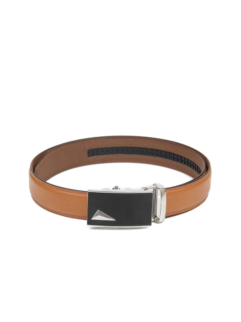 

Calvadoss Men Tan Textured PU Formal Belt