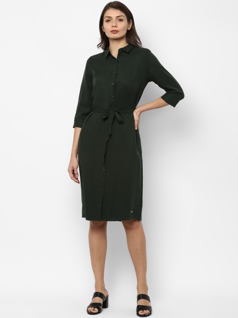 

Allen Solly Woman Green Shirt Dress