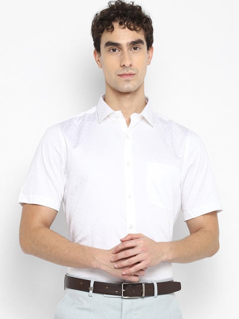 

Turtle Men White Opaque Formal Shirt