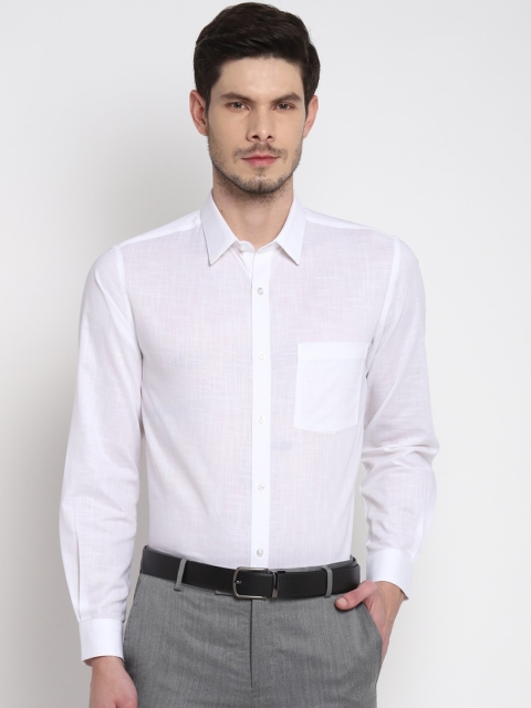 

Turtle Men White Opaque Formal Shirt