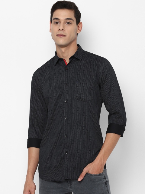 

Allen Solly Men Charcoal Slim Fit Opaque Casual Shirt