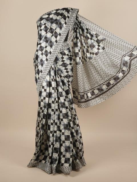 

Pothys Black & Grey Saree