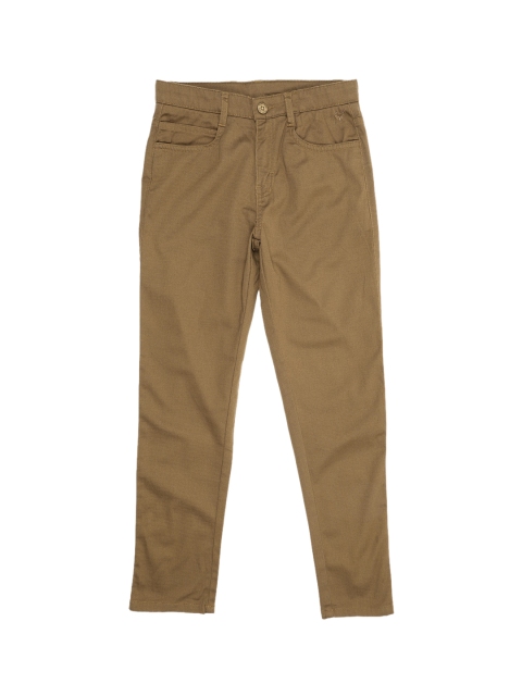 

Allen Solly Junior Boys Khaki Cotton Regular Trousers