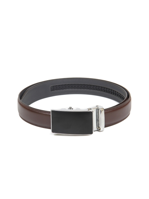 

Calvadoss Men Brown Textured PU Casual Belt