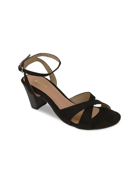 

Rocia Black Block Sandals