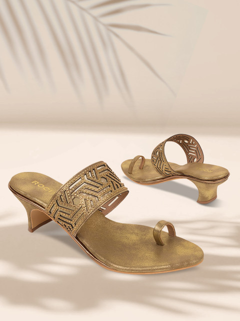 

Rocia Gold-Toned One Toe Heel Sandals