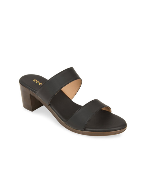 

Rocia Black Block Sandals
