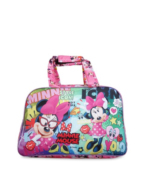 

Disney Girls Pink & Red Printed Duffel Bag