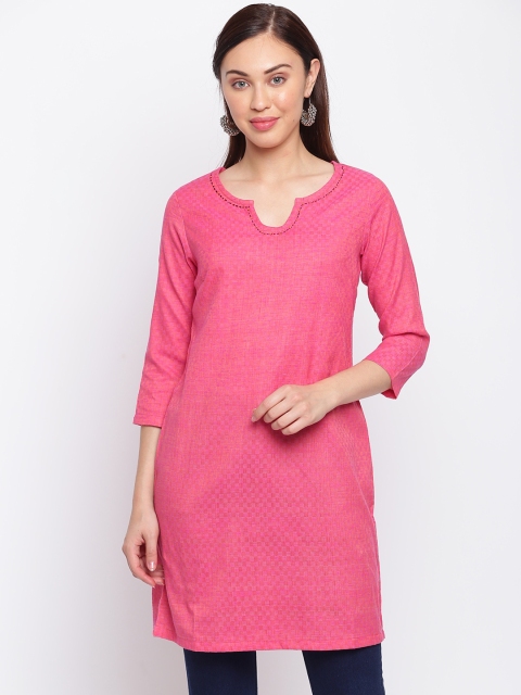 

IMARA Women Pink Kurta