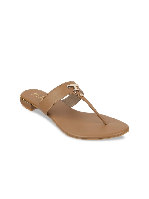 

Wet Blue Women Beige T-Strap Flats