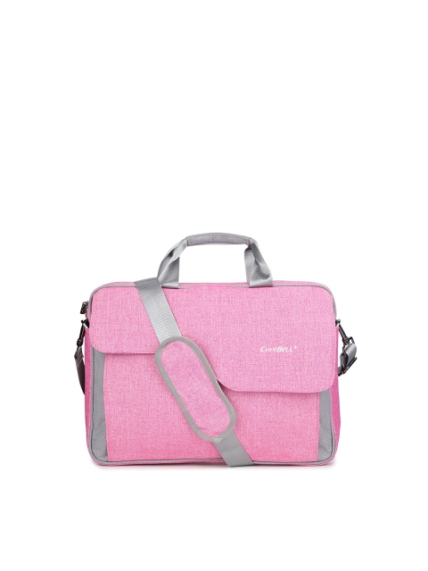 

CoolBELL Unisex Pink & Silver-Toned Laptop Bag