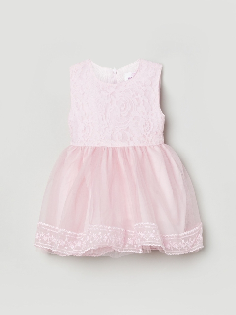 

Max Girls Pink Georgette Dress