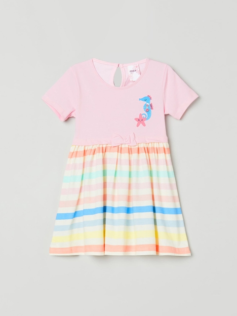 

max Pink & White Striped Dress