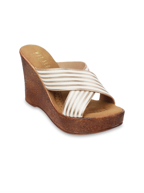 

Wet Blue Women Brown Comfort Sandals