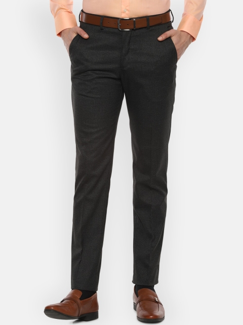 

Louis Philippe Men Grey Slim Fit Formal Trousers
