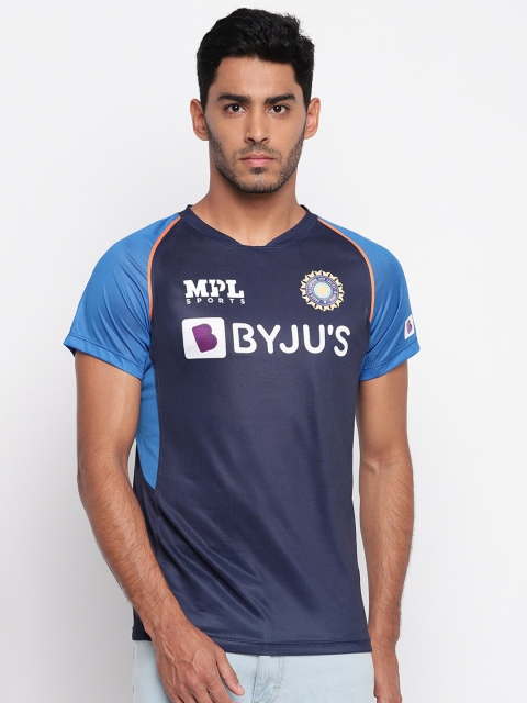 

MPL SPORTS Men Navy Blue Elite Training Jersey T-shirt