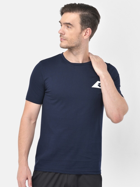 

Lotto Men Navy Blue Pockets T-shirt
