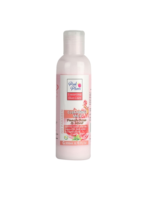 

Pink Plums PEACH ROSE & MINT Cleansing Milk 200ml, Multi