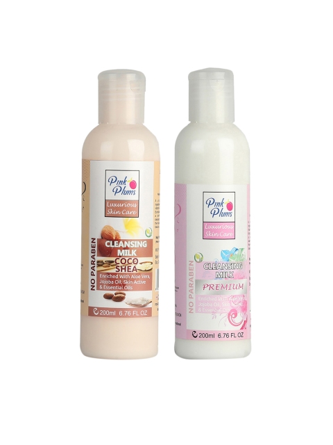 

Pink Plums Set of 2 Cocoshea PREMIUM Cleansing Milk 200ml, Multi