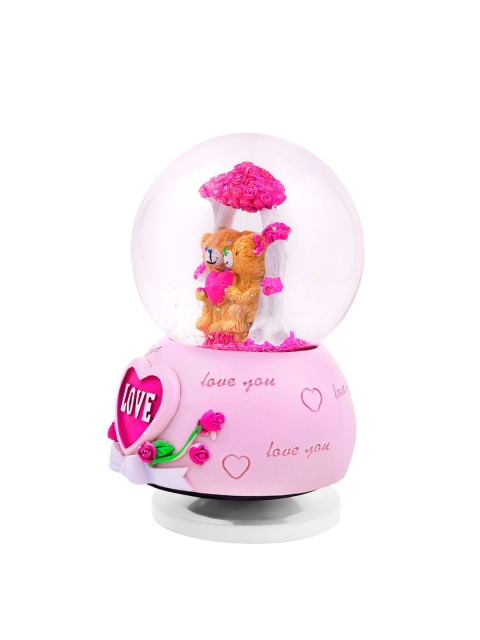 

Archies Pink Premium Romantic Teddy Bear Lovers Statue Showpiece