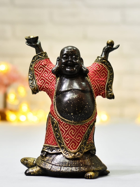 

Archies Multicoloured Laughing Buddha Showpiece, Multi