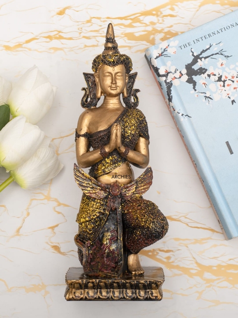 

Archies Gold-Toned & Brown Nirvana Buddha Idol Showpiece